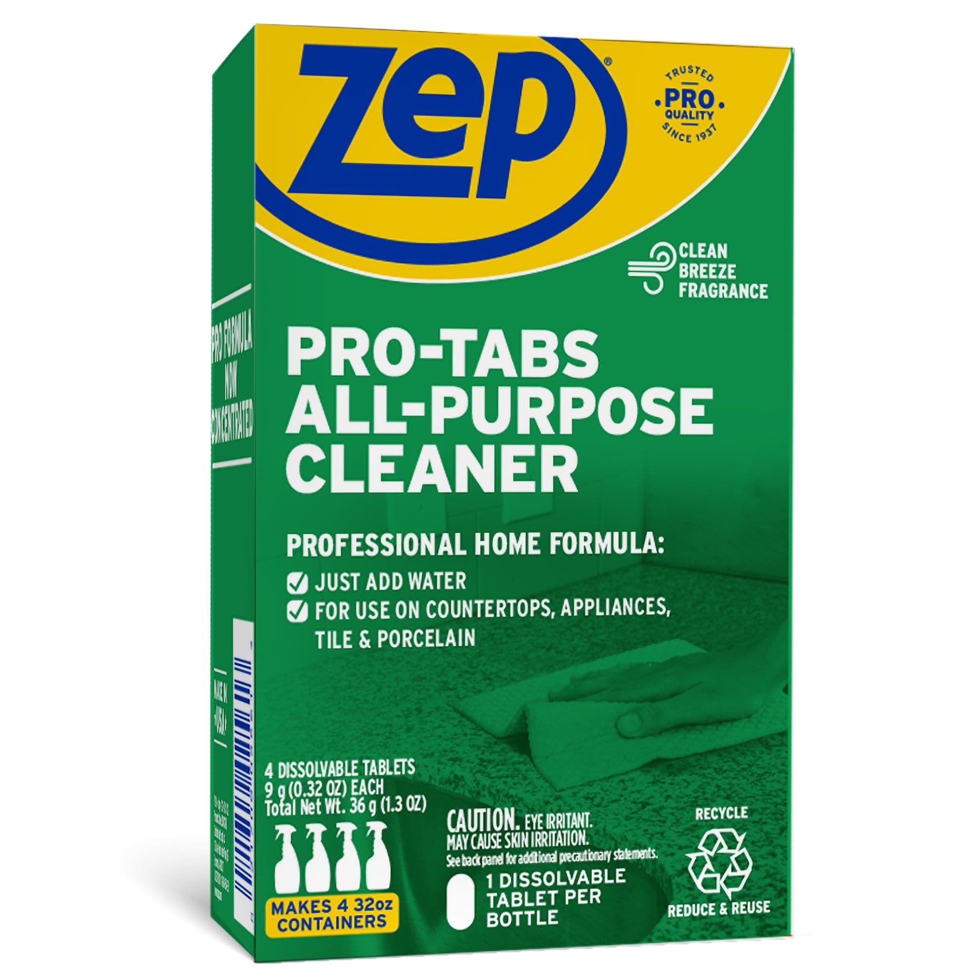 Image for Pro-Tabs All Purpose Cleaner Dissolvable Tablets - 4 Tablets Per Box (10 Pack)